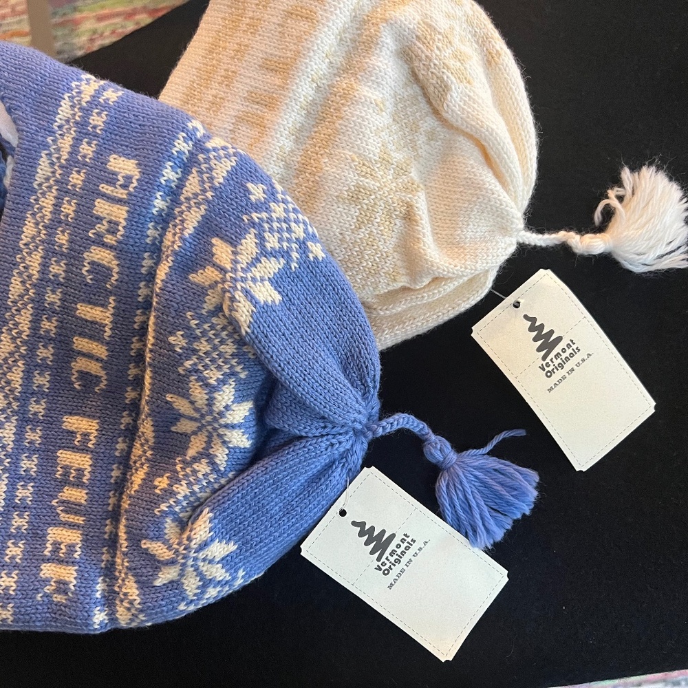 Flap Hats, Peruvian Wool Knit Polar Fleece Lined - Picture 7 of 11